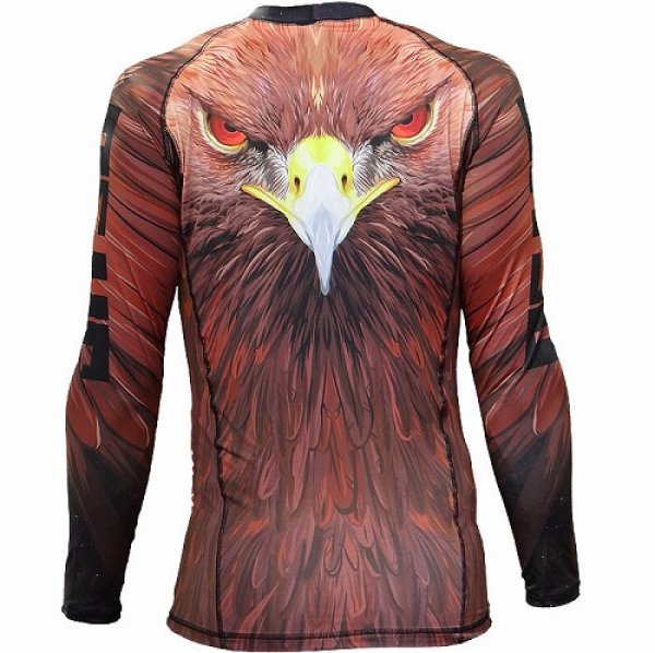 画像2: Jitsu ラッシュガード Berkut 長袖 黒 (2)