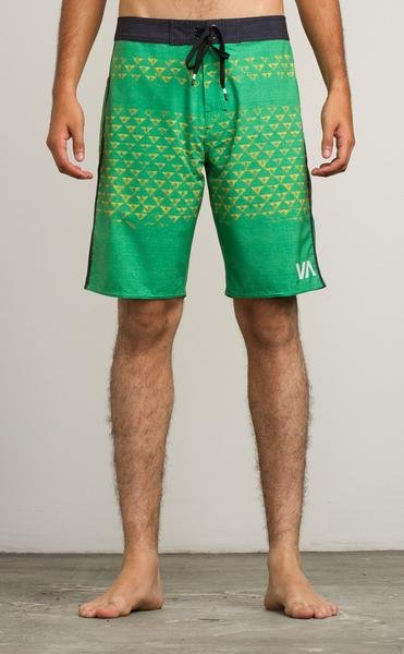 画像1: RVCA ボードショーツ　Makua Trunk　緑 (1)