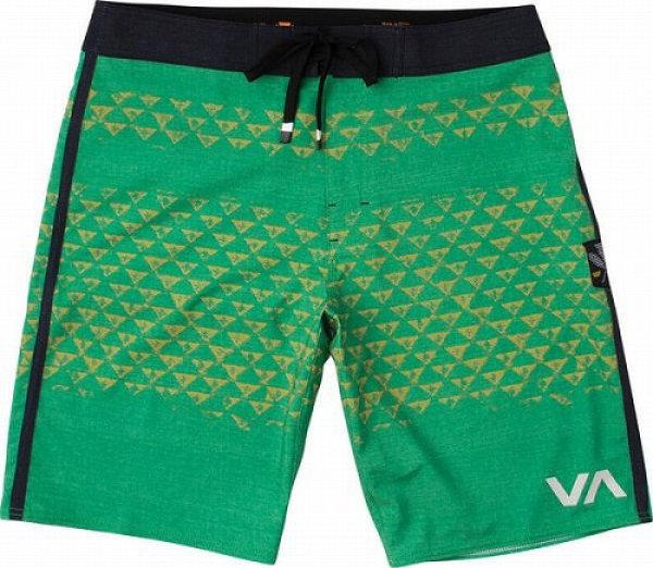 画像4: RVCA ボードショーツ Makua Trunk 緑 (4)