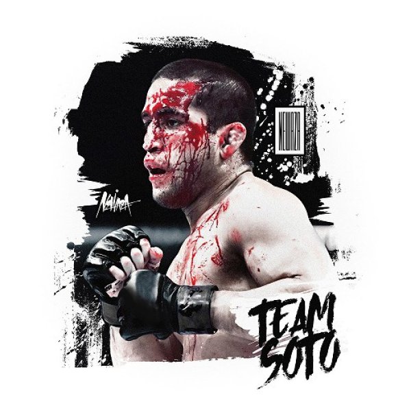 画像2: 【B品】Newaza Apparel Tシャツ Team Soto 白 (2)