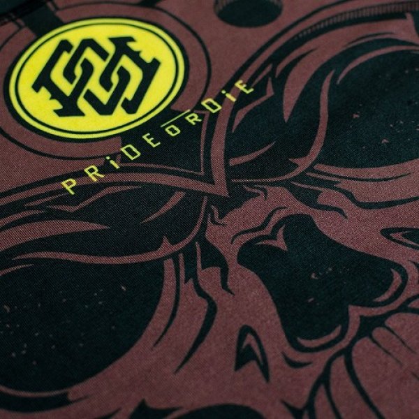 画像3: PRiDEorDiE ラッシュガード BROTHERHOOD 長袖 茶 (3)