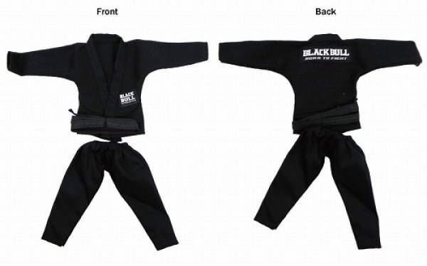 BLACK BULL 12インチフィギュア用柔術衣