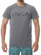 画像1: RVCA MICRO MESH TEE ラッシュガード グレー (1)