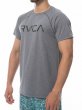 画像2: RVCA MICRO MESH TEE ラッシュガード グレー (2)