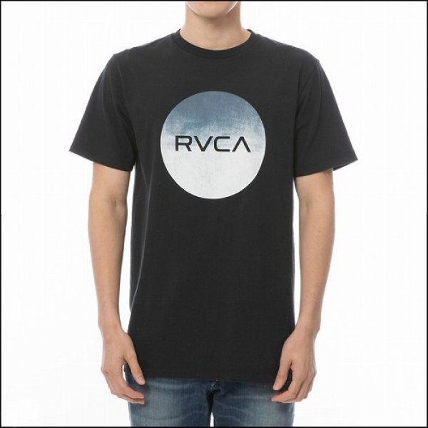 画像1: RVCA Tシャツ MORTORS FULLUP 黒 (1)