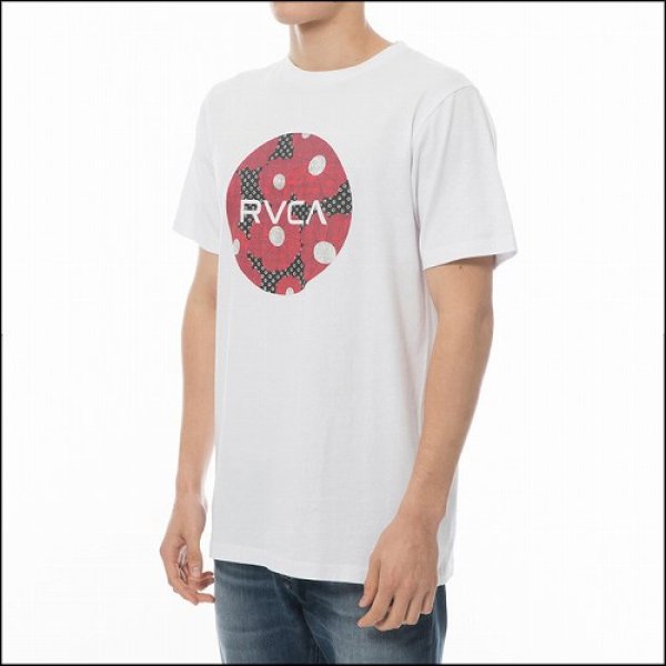 画像1: RVCA Tシャツ MORTORS FULLUP 白 (1)