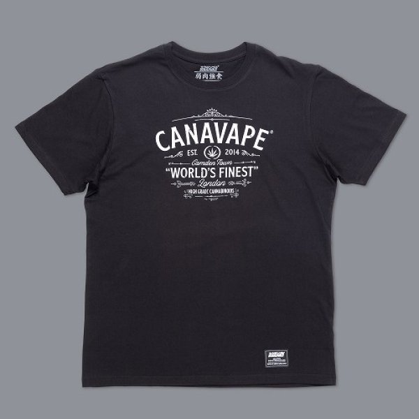 画像1: Scramble x Canavape コラボTシャツ 黒 (1)