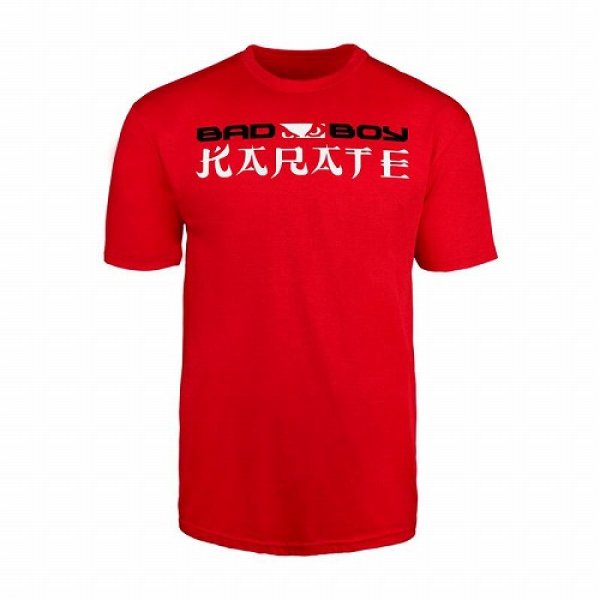 画像1: BAD BOY Tシャツ Karate Discipline 赤 (1)