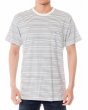 画像1: RVCA Tシャツ WARREN STRIPED KNIT 白 (1)