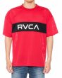 画像1: RVCA Tシャツ RVCA DEALER 赤 (1)