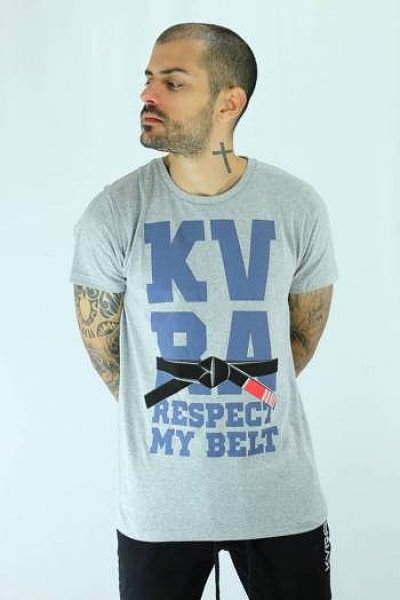 画像1: KVRA Tシャツ belt グレー (1)