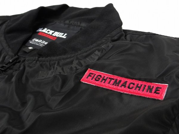 画像6: BLACKBULL ライトジャケット ミリタリー 黒 (6)