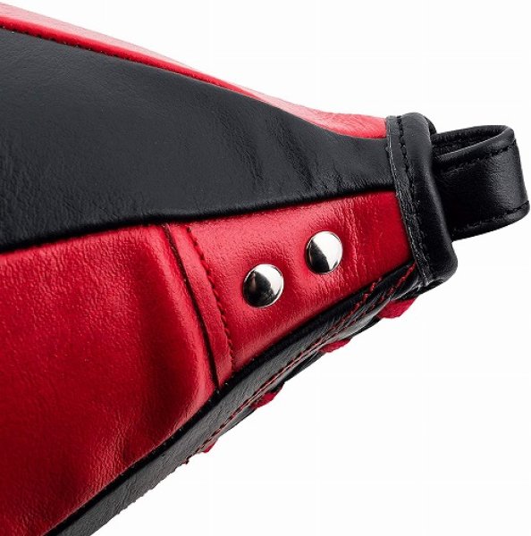 画像4: UFC レザースピードバッグ 黒/赤 (4)