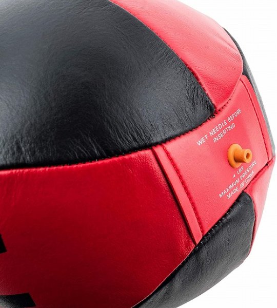 画像5: UFC レザースピードバッグ 黒/赤 (5)