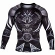 画像1: VENUM ラッシュガード Gladiator3.0 長袖 黒/白 (1)