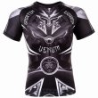 画像1: VENUM ラッシュガード Gladiator3.0 半袖 黒/白 (1)