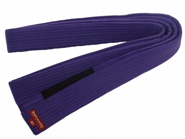 画像1: BULLTERRIER　柔術帯 Basic　紫帯 (1)