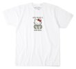 画像1: MOYA BRAND x HELLO KITTY コラボTシャツ 白 (1)