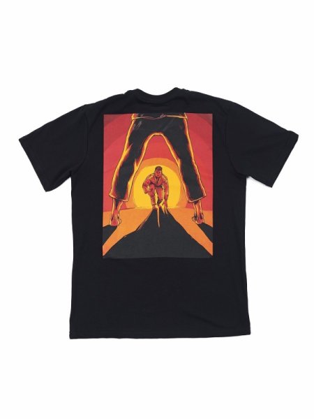 画像2: MANTO Tシャツ SUNSET 黒 (2)