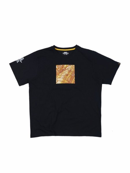画像1: MANTO X DAVEE BLOWS Tシャツ GOLD 黒 (1)