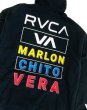 画像5: RVCA 【CHITO VERA COLLECTION】 CHITO PATCH HOODIE パーカー 黒 (5)