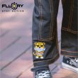 画像4: FLUORY キッズ柔術衣 Tiger 黒 (4)