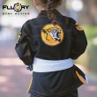 画像2: FLUORY キッズ柔術衣 Tiger 黒 (2)