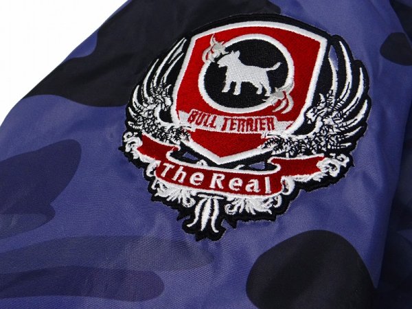 画像6: BULL TERRIER MA-1ジャケット トラディショナル カモブルー (6)