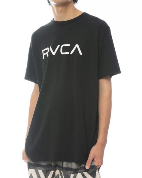 画像1: RVCA Tシャツ BIG RVCA 黒 (1)