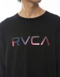 画像3: RVCA ロングスリーブTシャツ BIG FILLS 黒 (3)