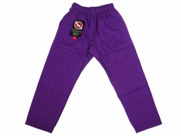 画像1: BULLTERRIER　KIDS柔術衣パンツ　紫 (1)