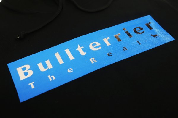 画像3: BULL TERRIER ライトフードパーカー BM 黒 (3)