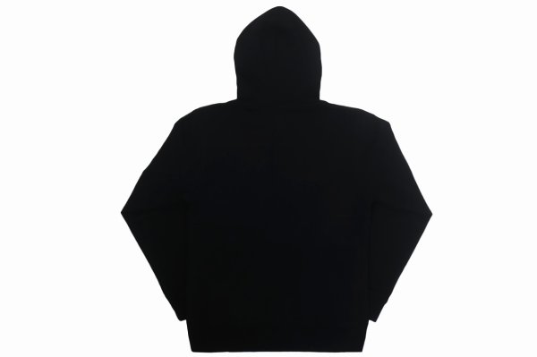 画像2: BULL TERRIER ライトフードパーカー BM 黒 (2)