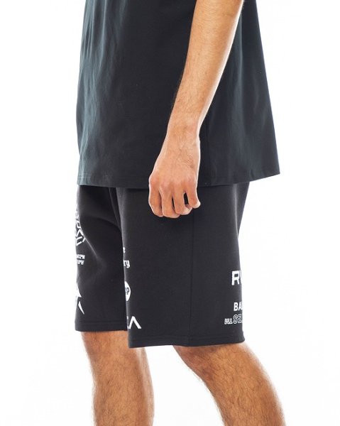 画像2: RVCA ウォークパンツ ALL BRAND SPORT SHORT IV 19 黒 (2)