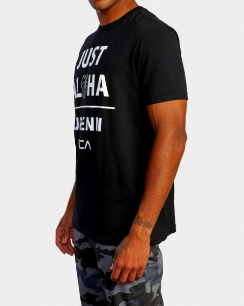 画像3: RVCA　Tシャツ　Penn Just Aloha Tee　黒 (3)