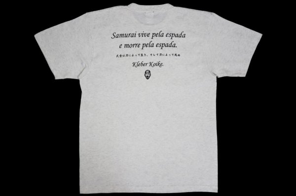 画像2: BULL TERRIER クレベル・コイケ 「武士」Tシャツ グレー (2)