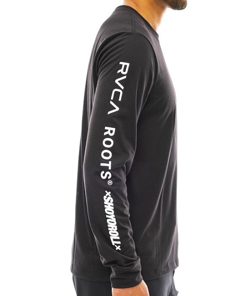 画像5: RVCA ロングスリーブTシャツ RUOTOLO STACK 黒 (5)