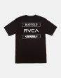 画像15: RVCA Tシャツ RUOTOLO STACK 黒 (15)