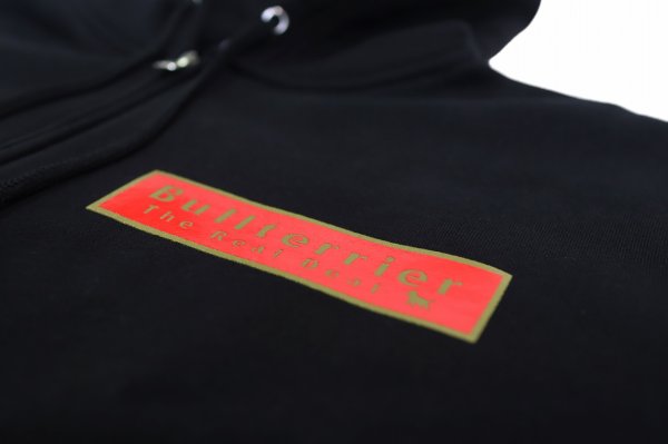 画像3: BULL TERRIER フードジップパーカー TRD 黒 (3)