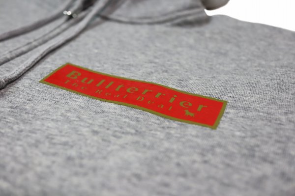 画像3: BULL TERRIER フードジップパーカー TRD グレー (3)