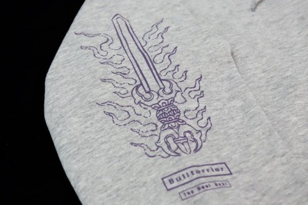 画像5: BULL TERRIER フードパーカー Acala グレー (5)