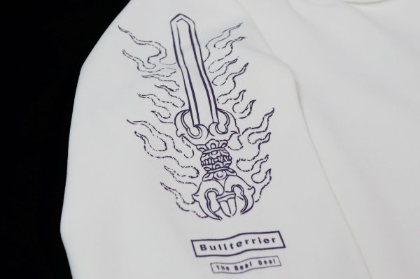 画像5: BULL TERRIER フードパーカー Acala 白 (5)