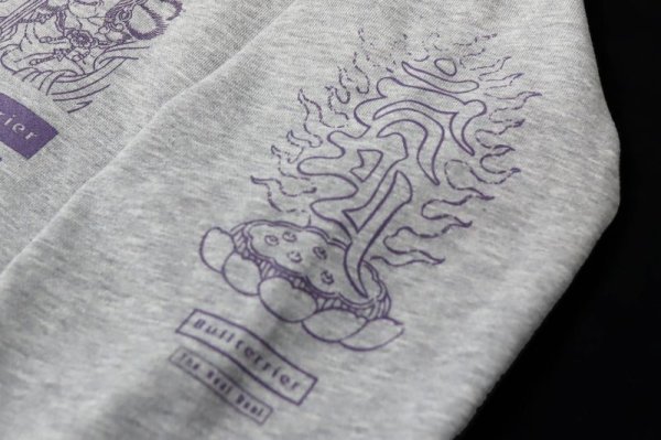 画像4: BULL TERRIER フードパーカー Acala グレー (4)