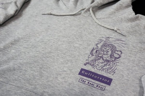 画像3: BULL TERRIER フードパーカー Acala グレー (3)