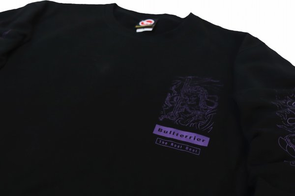 画像3: BULL TERRIER スウェットトレーナー Acala 黒 (3)