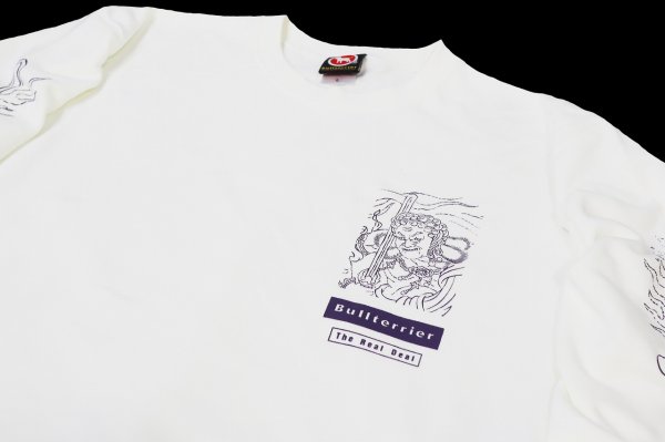 画像3: BULL TERRIER スウェットトレーナー Acala 白 (3)