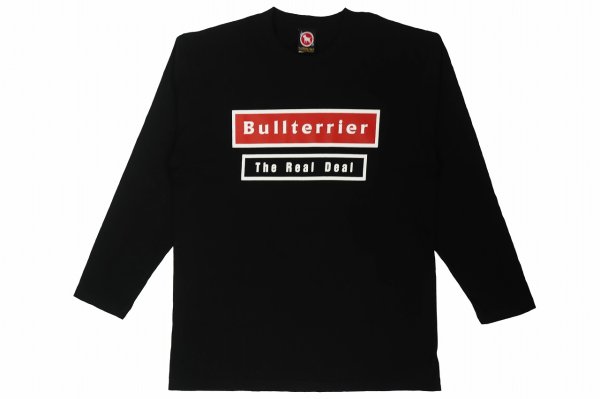 画像1: BULL TERRIER 長袖Tシャツ WBOX 黒 (1)