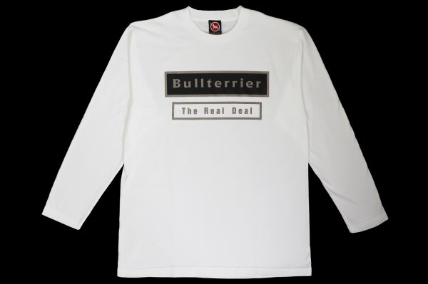 画像1: BULL TERRIER 長袖Tシャツ WBOX 白 (1)