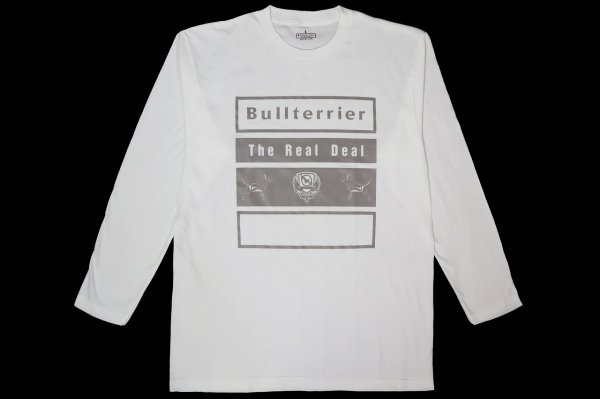 画像1: BULL TERRIER 長袖Tシャツ 4BOX 白 (1)