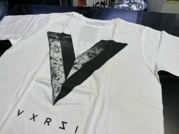 画像3: 【B品】VXRSI Tシャツ Stone V 白 (3)